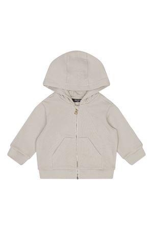 felpa in cotone beige BALMAIN PARIS KIDS | BX4550Z3183107